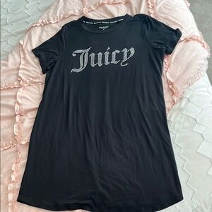Juicy Couture Black T-Shirt Dress